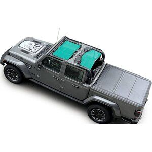 Shadeidea 2-Piece Sun Shade for Jeep Gladiator JT (2018–2023)‎ – Tiff Blue